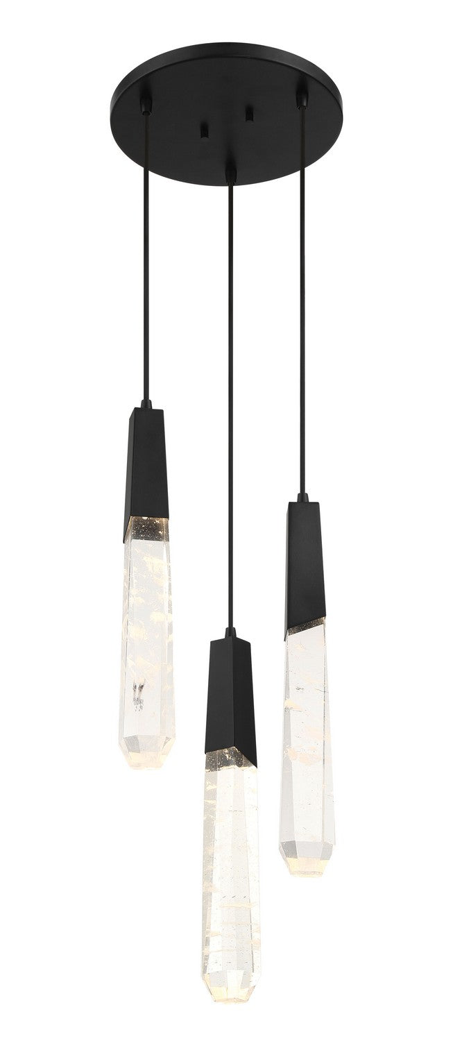 George Kovacs P1284-66A-L LED Pendant, Coal
