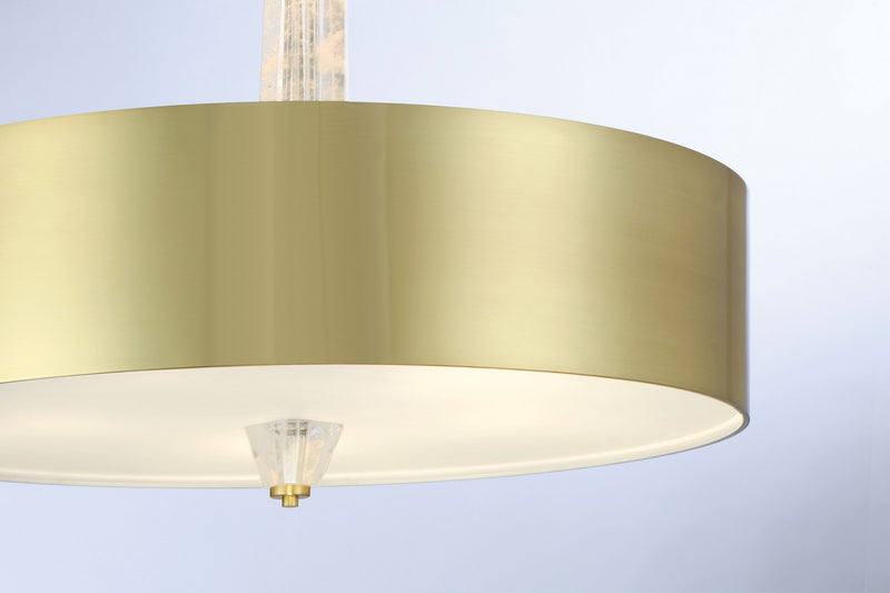 George Kovacs P1285-859-L LED Pendant, Brushed Brass