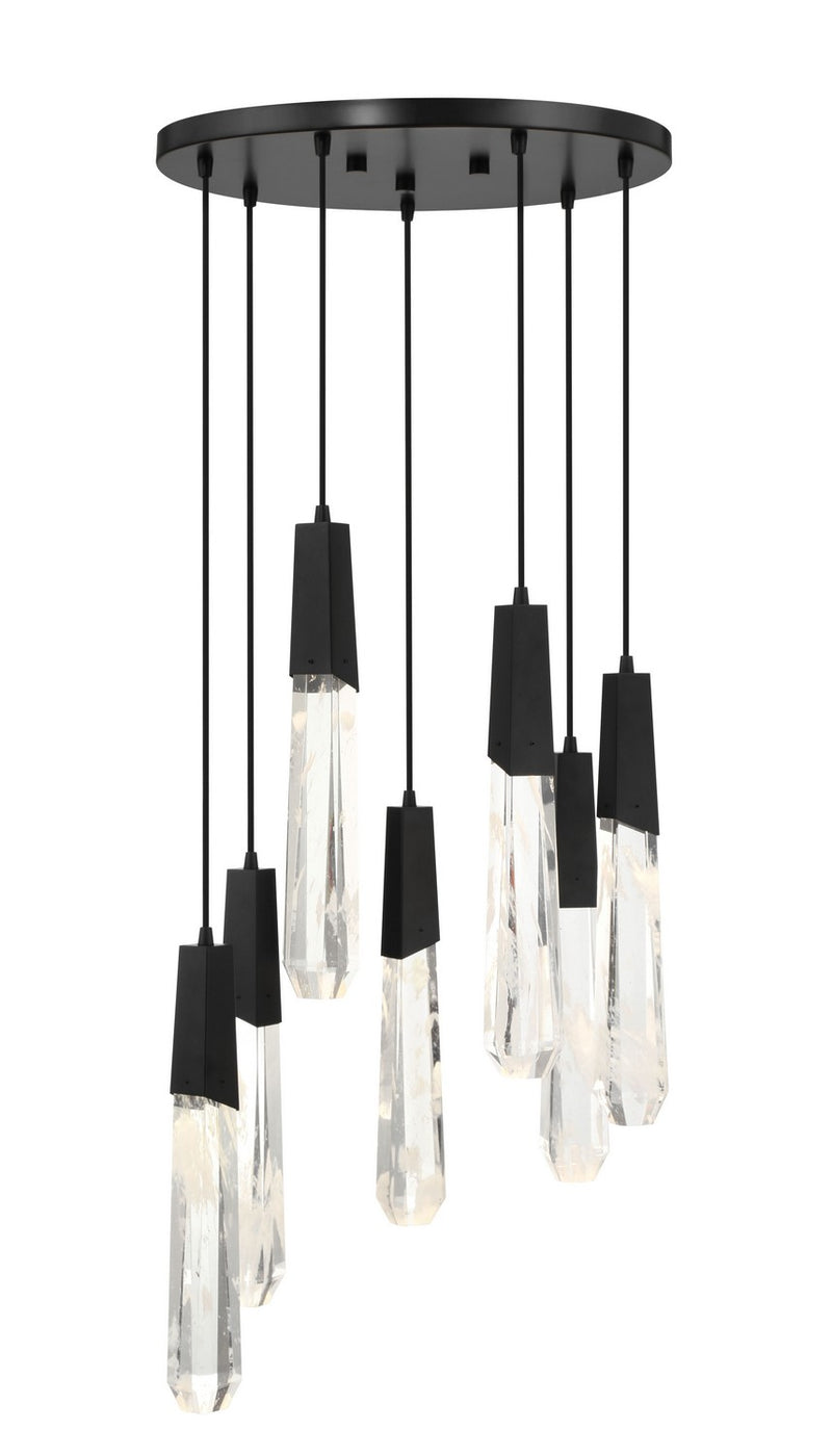 George Kovacs P1287-66A-L LED Pendant, Coal
