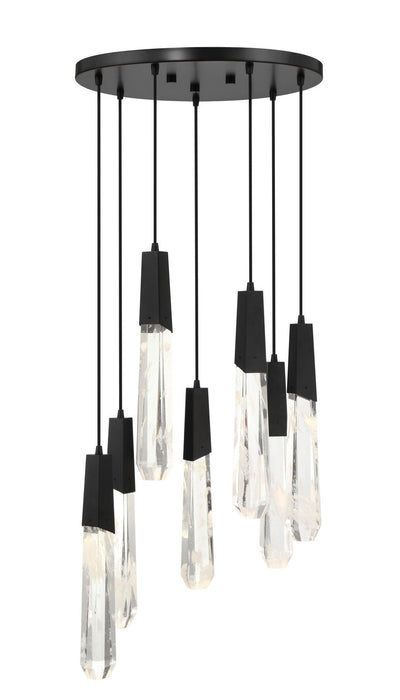 George Kovacs P1287-66A-L LED Pendant, Coal