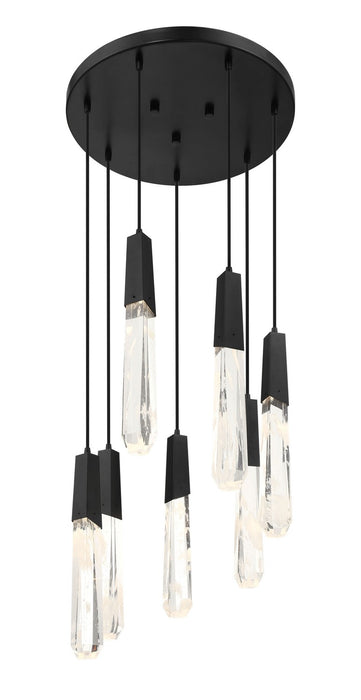 George Kovacs P1287-66A-L LED Pendant, Coal
