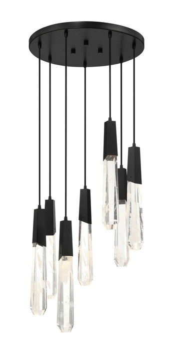 George Kovacs P1287-66A-L LED Pendant, Coal