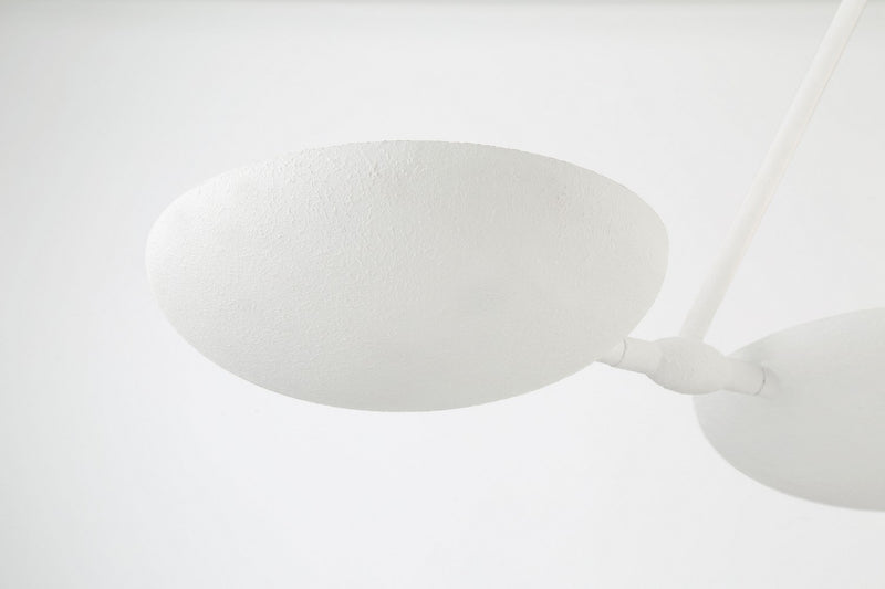 George Kovacs P1318-792 Four Light Island Pendant, Piastra White