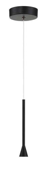 George Kovacs P1456-66A-L LED Mini Pendant, Coal