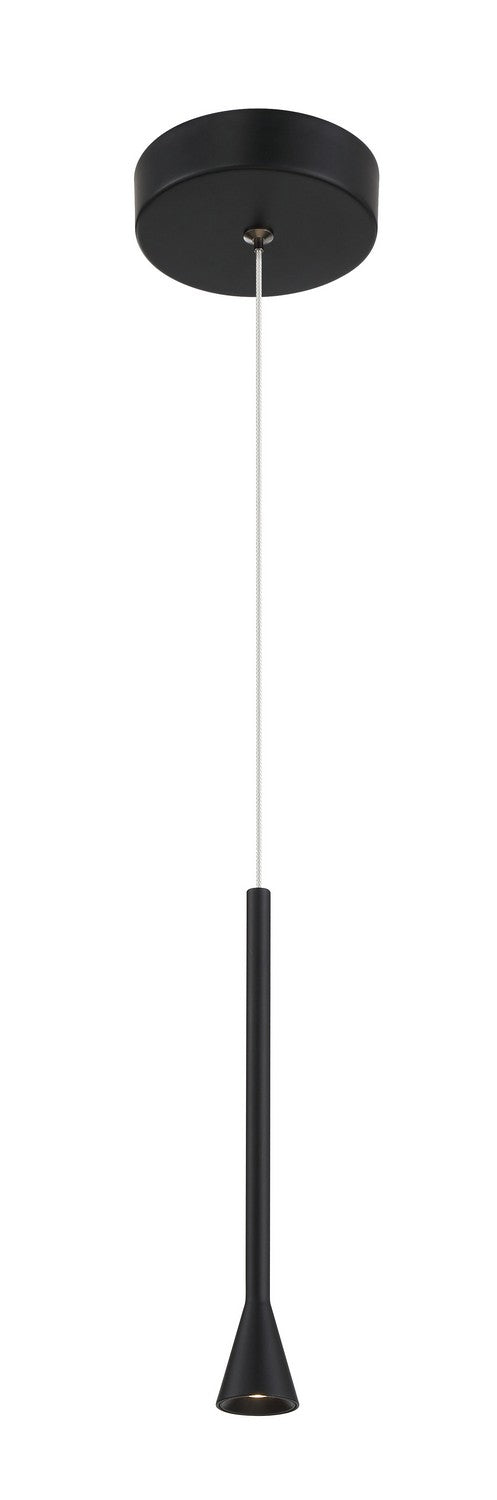 George Kovacs P1456-66A-L LED Mini Pendant, Coal