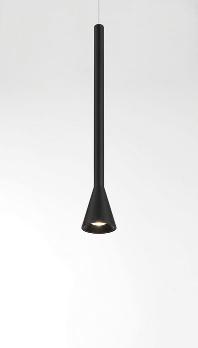George Kovacs P1456-66A-L LED Mini Pendant, Coal