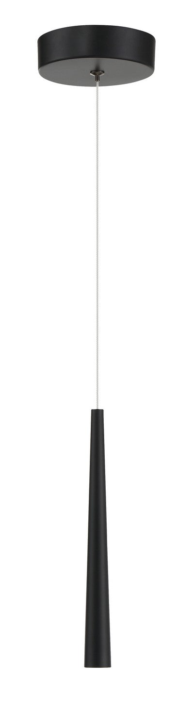 George Kovacs P1458-66A-L LED Mini Pendant, Coal
