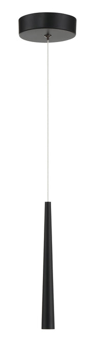George Kovacs P1458-66A-L LED Mini Pendant, Coal