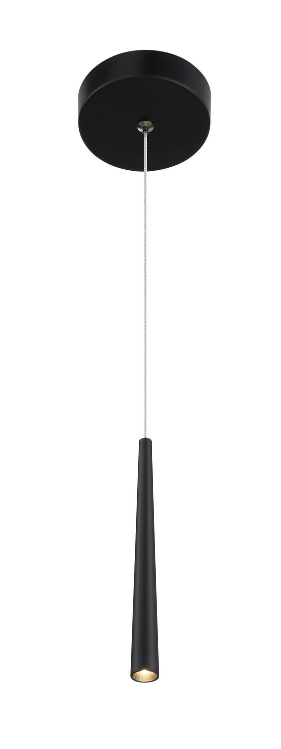 George Kovacs P1458-66A-L LED Mini Pendant, Coal