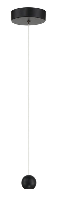 George Kovacs P1460-66A-L LED Mini Pendant, Coal