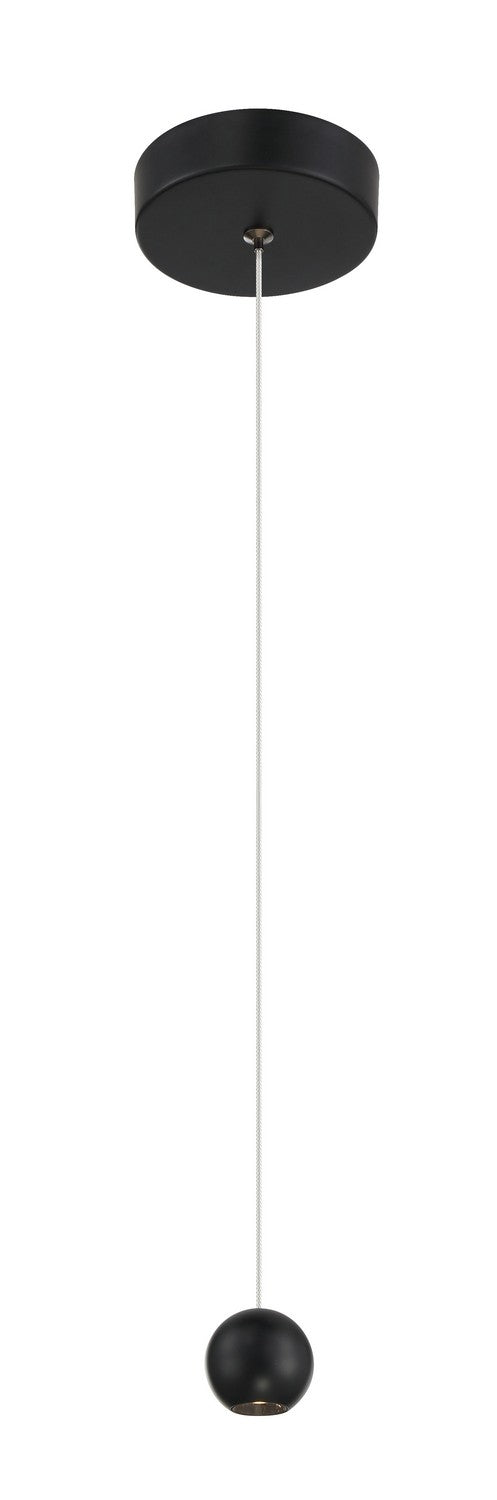 George Kovacs P1460-66A-L LED Mini Pendant, Coal