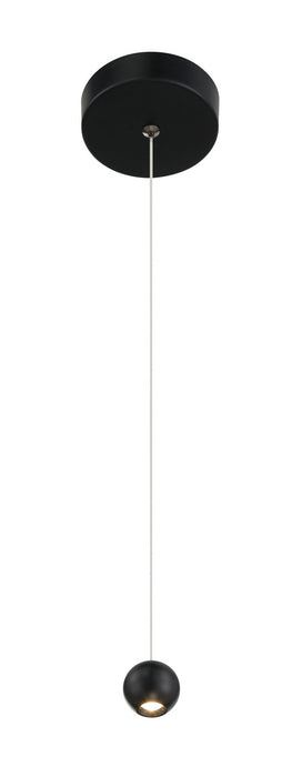 George Kovacs P1460-66A-L LED Mini Pendant, Coal