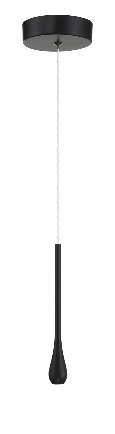 George Kovacs P1461-66A-L LED Mini Pendant, Coal