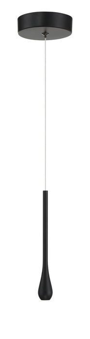 George Kovacs P1461-66A-L LED Mini Pendant, Coal