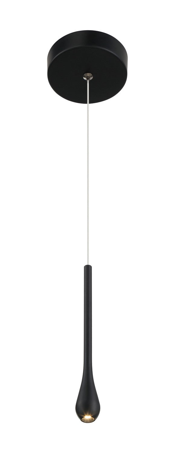 George Kovacs P1461-66A-L LED Mini Pendant, Coal