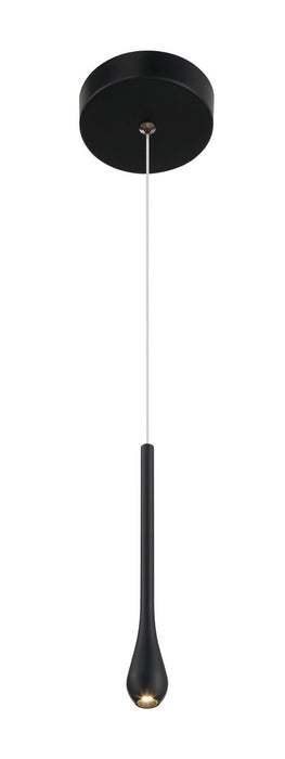 George Kovacs P1461-66A-L LED Mini Pendant, Coal