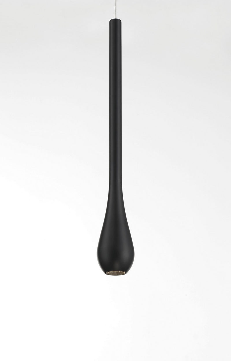 George Kovacs P1461-66A-L LED Mini Pendant, Coal