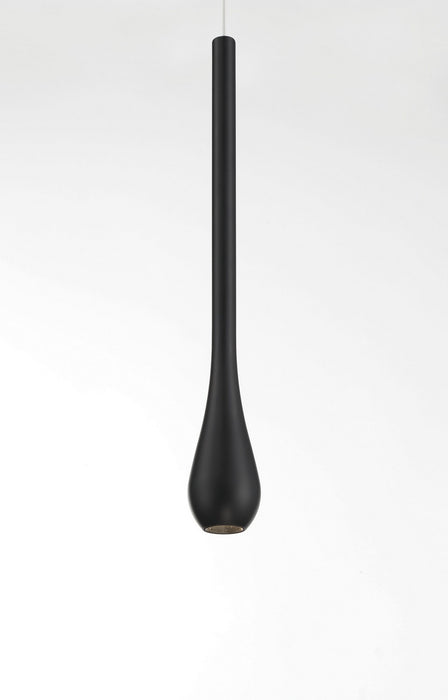 George Kovacs P1461-66A-L LED Mini Pendant, Coal