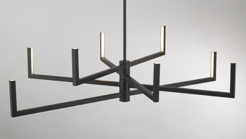 George Kovacs P1478-66A-L LED Chandelier, Coal