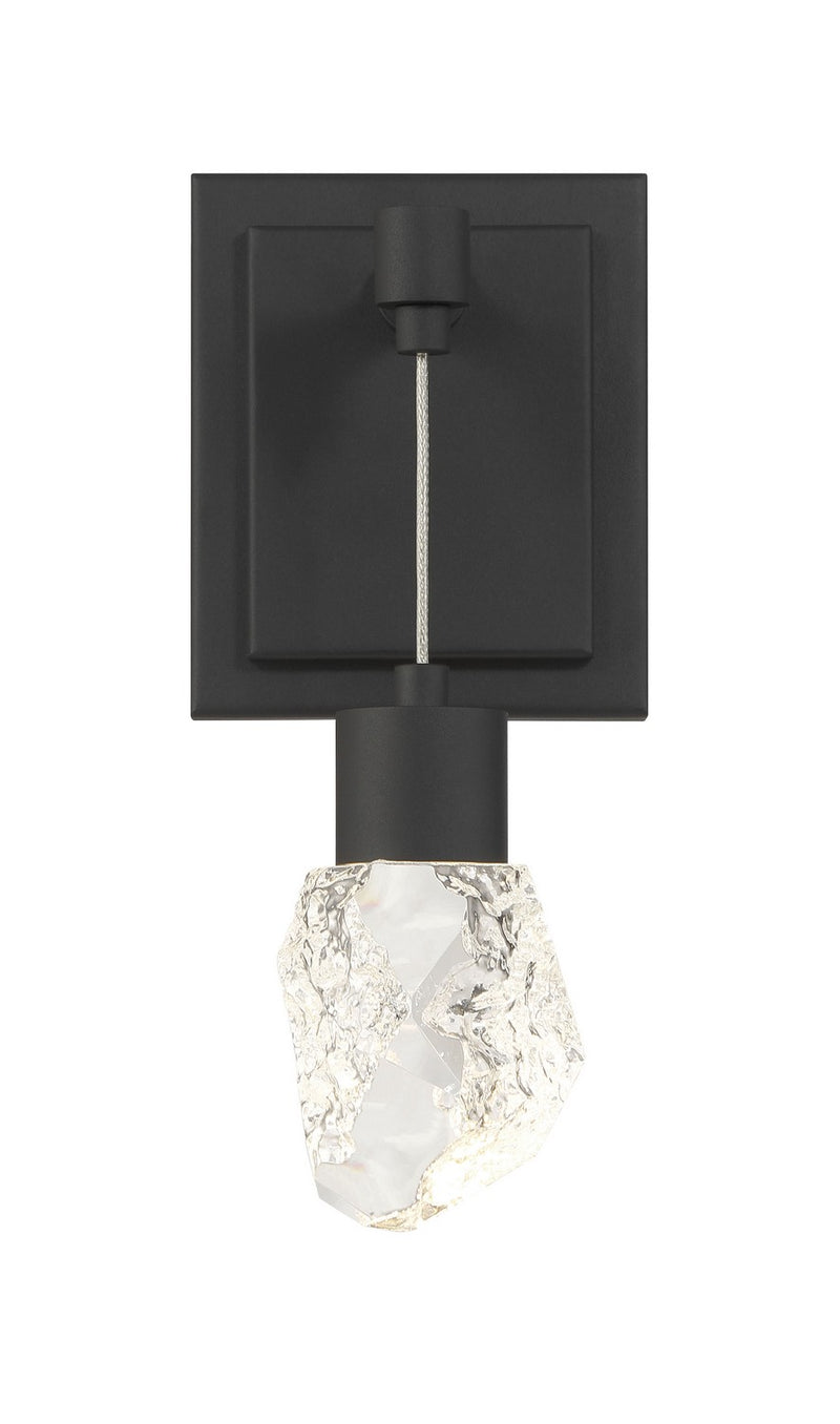 George Kovacs P1535-066-L LED Wall Sconce, Sand Coal