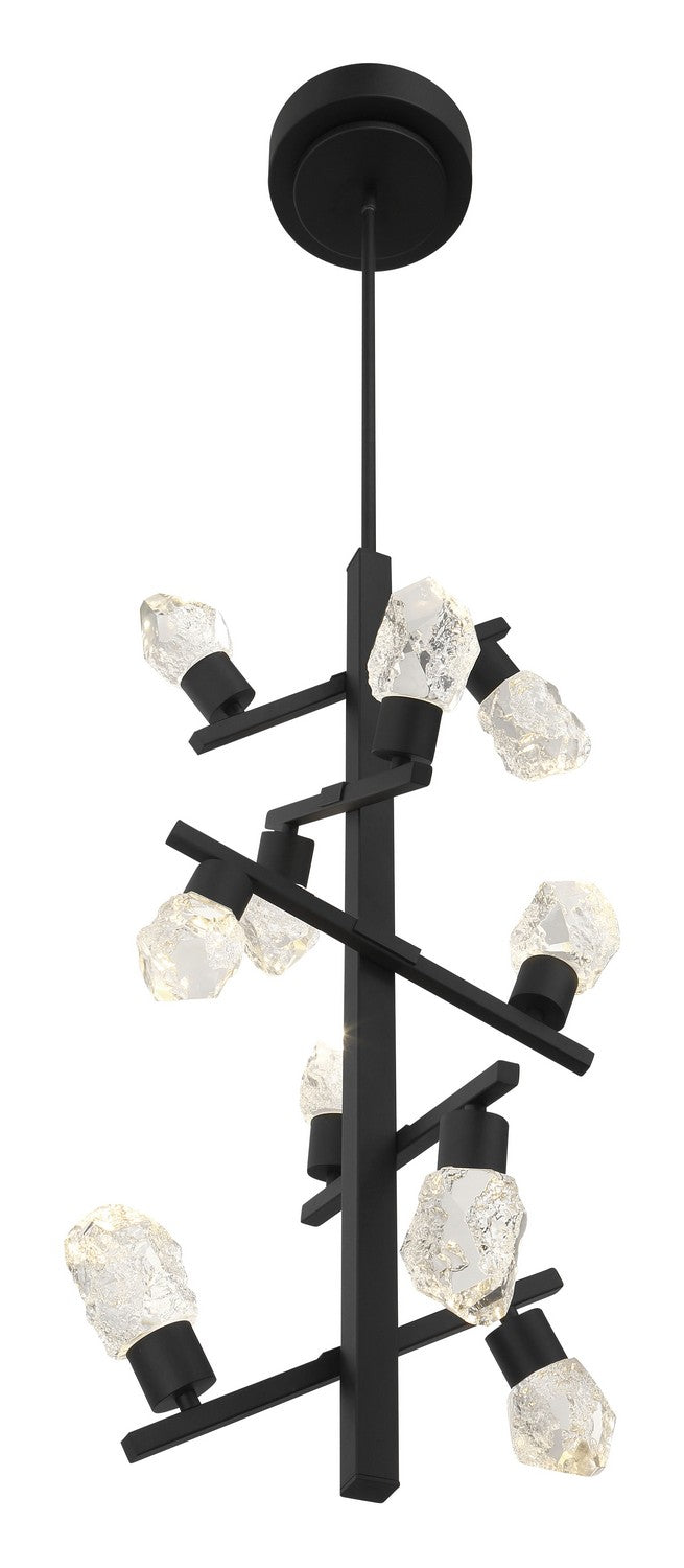 George Kovacs P1536-066-L LED Foyer Pendant, Sand Coal