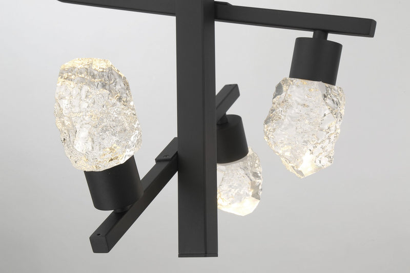 George Kovacs P1536-066-L LED Foyer Pendant, Sand Coal