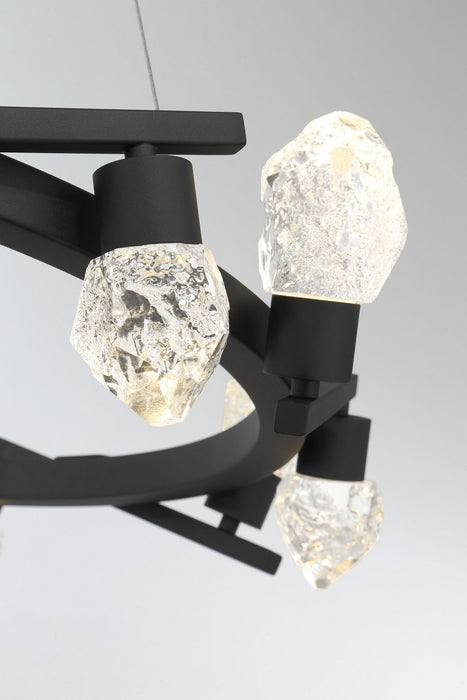 George Kovacs P1537-066-L LED Chandelier, Sand Coal