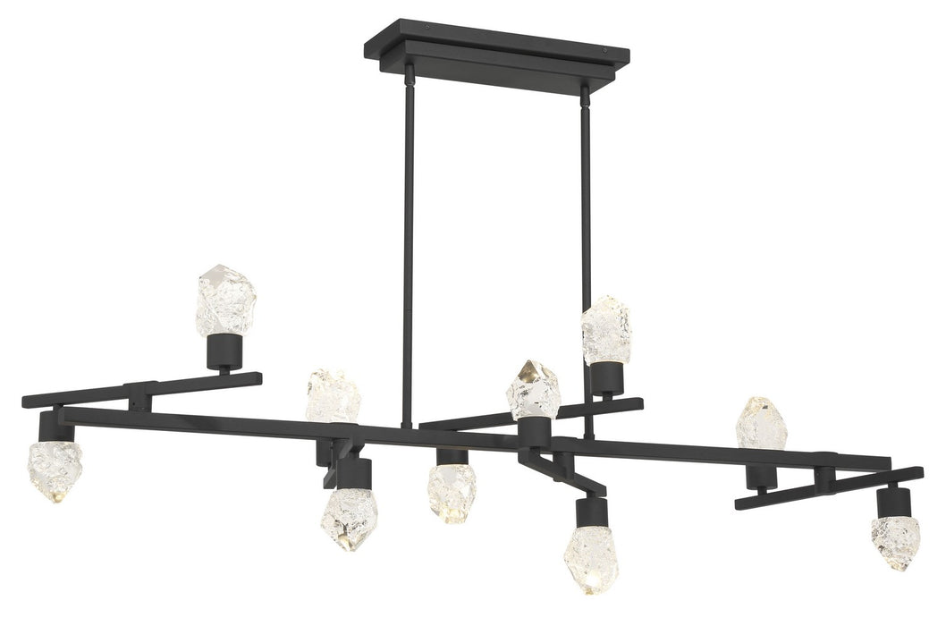 George Kovacs P1538-066-L LED Island Pendant, Sand Coal