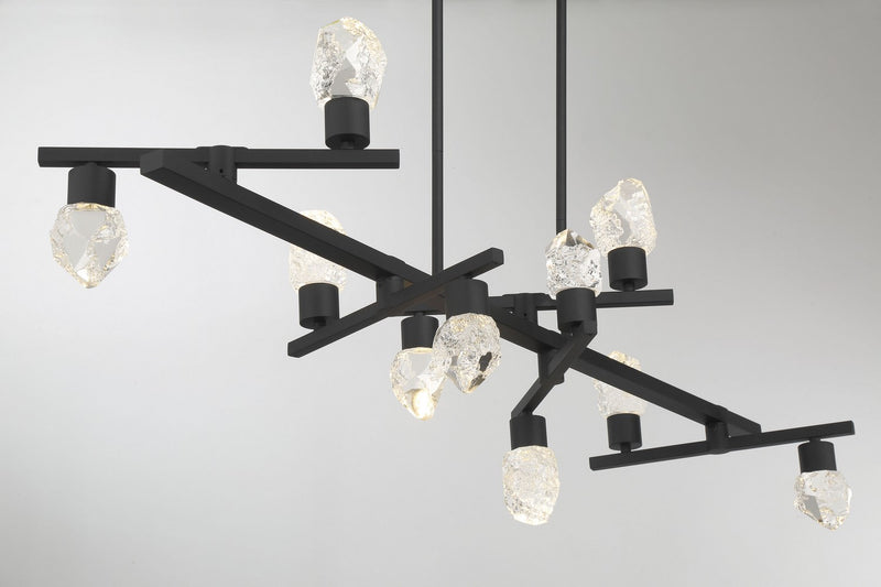 George Kovacs P1538-066-L LED Island Pendant, Sand Coal