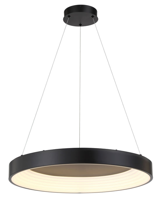 George Kovacs P5555-66A-L LED Pendant, Coal