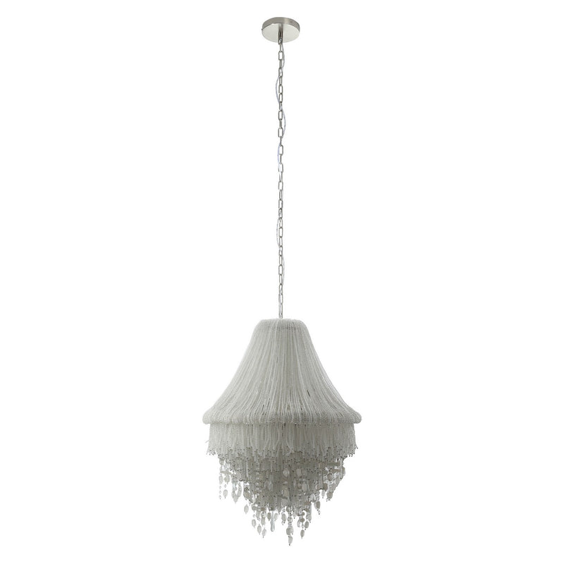Metropolitan N1513-613 Three Light Flush Mount, Polished Nickel