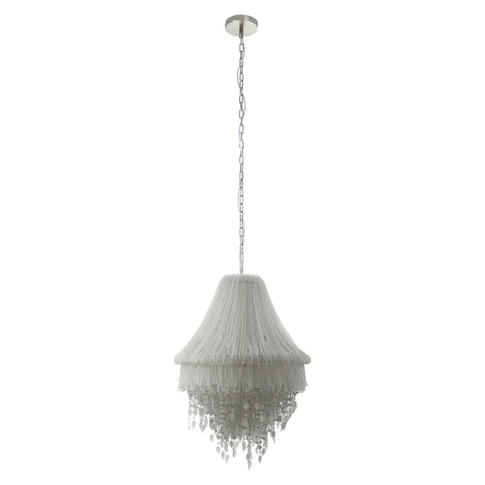 Metropolitan N1513-613 Three Light Flush Mount, Polished Nickel