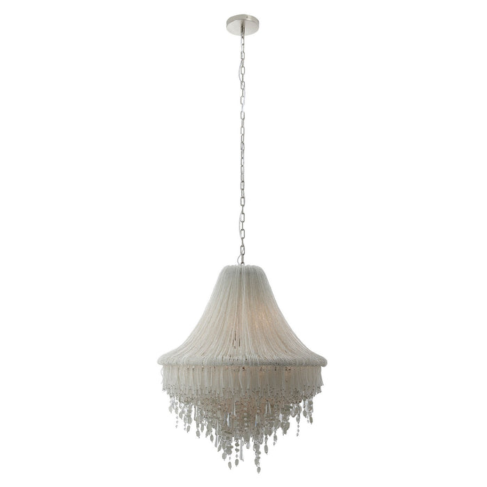 Metropolitan N1517-613 Seven Light Pendant, Polished Nickel