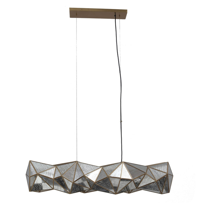 Metropolitan N1696-863 Six Light Island Pendant, Artisan Brass