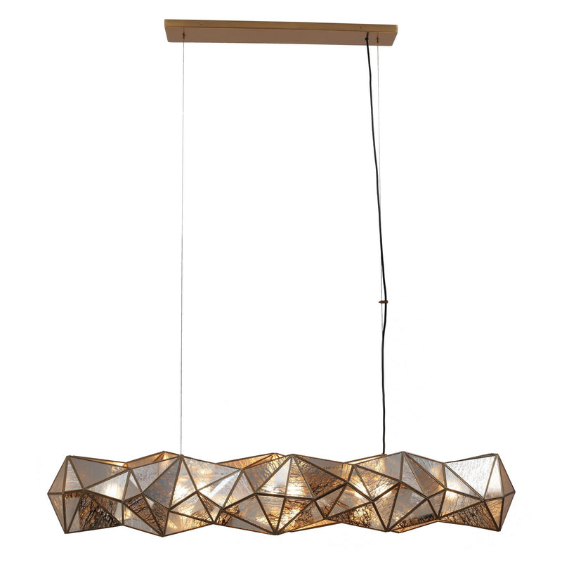 Metropolitan N1697-863 Eight Light Island Pendant, Artisan Brass