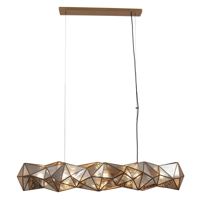 Metropolitan N1697-863 Eight Light Island Pendant, Artisan Brass