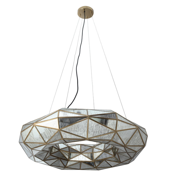 Metropolitan N1698-863 Eight Light Chandelier, Artisan Brass