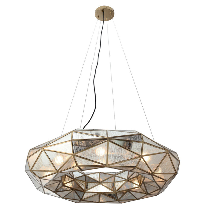 Metropolitan N1698-863 Eight Light Chandelier, Artisan Brass