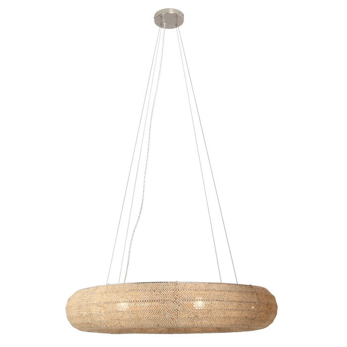 Metropolitan N1727-84 Eight Light Chandelier, Brushed Nickel