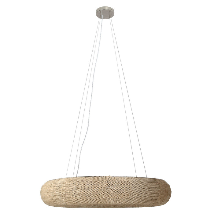 Metropolitan N1727-84 Eight Light Chandelier, Brushed Nickel