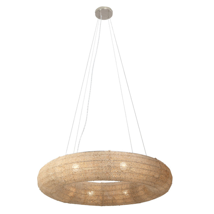 Metropolitan N1727-84 Eight Light Chandelier, Brushed Nickel
