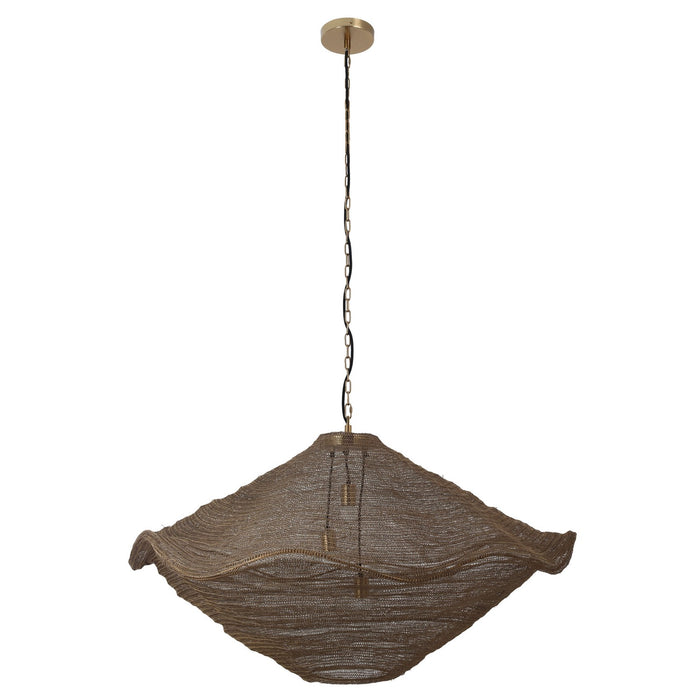 Metropolitan N1763-752 Three Light Pendant, Gilded Brass