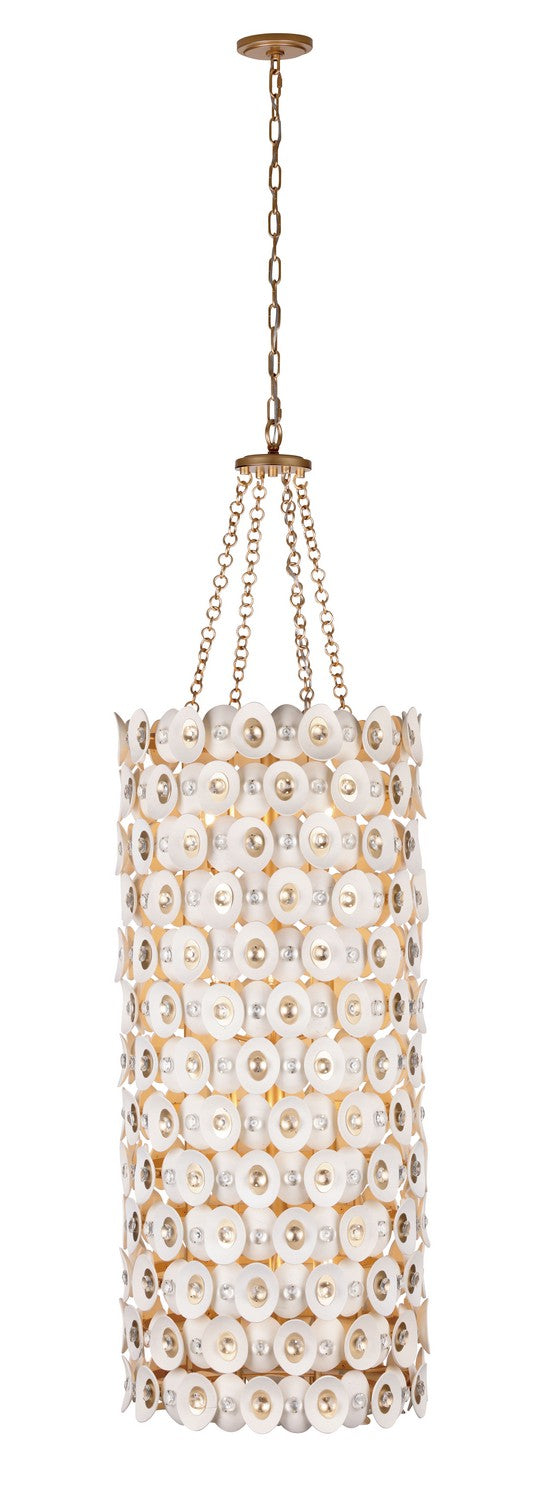Metropolitan N1866-760 12 Light Foyer Pendant, Fawn Gold