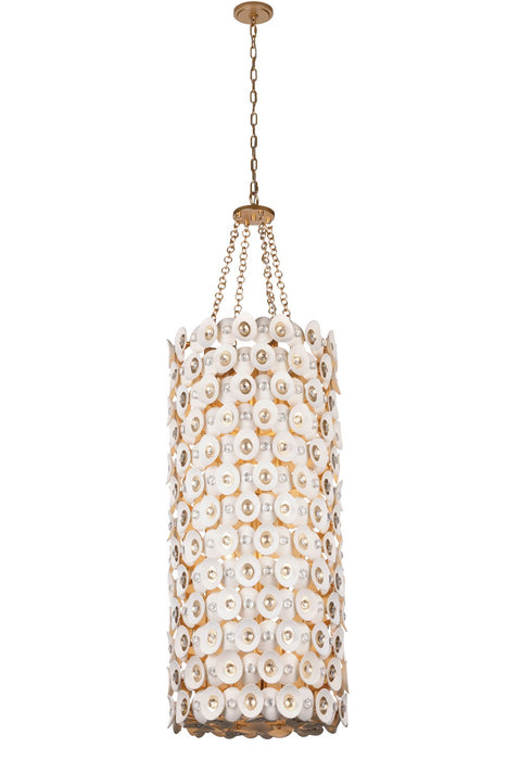 Metropolitan N1866-760 12 Light Foyer Pendant, Fawn Gold