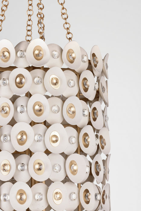 Metropolitan N1866-760 12 Light Foyer Pendant, Fawn Gold