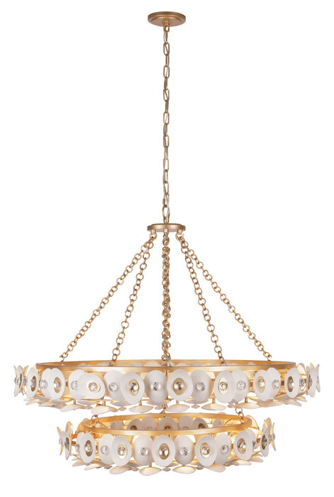 Metropolitan N1868-760 22 Light Chandelier, Fawn Gold