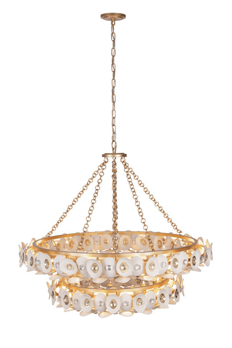 Metropolitan N1868-760 22 Light Chandelier, Fawn Gold