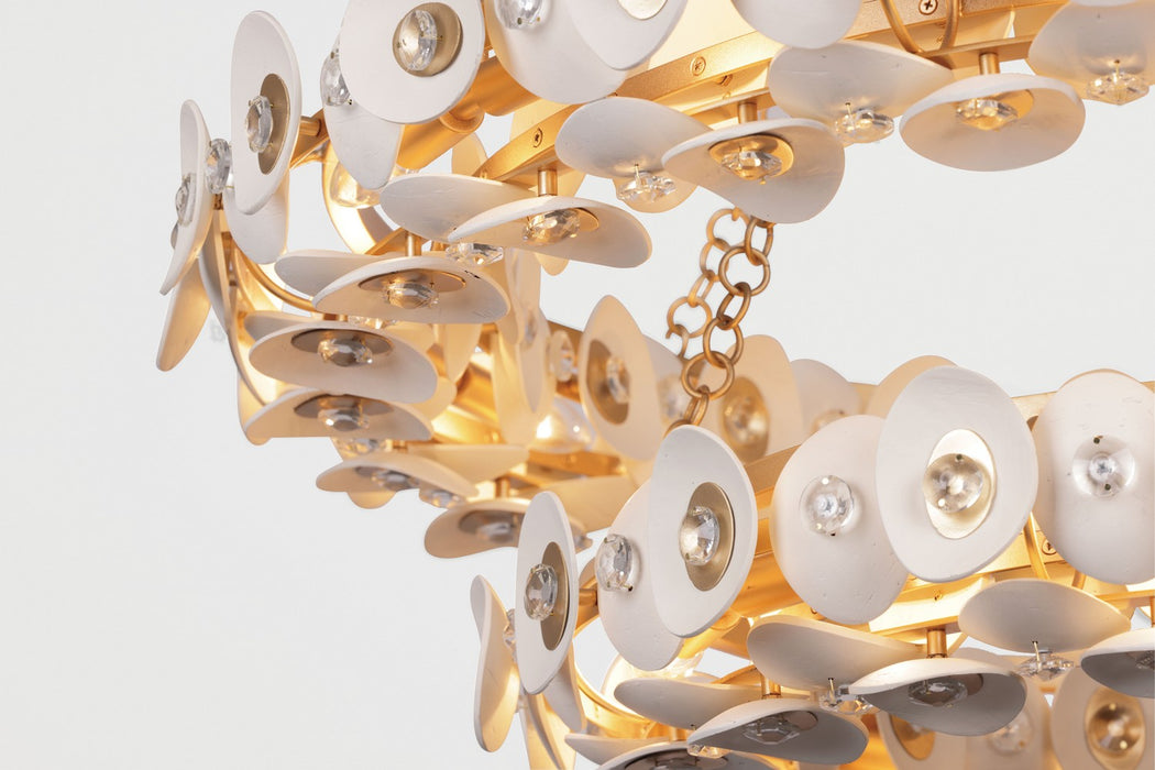 Metropolitan N1868-760 22 Light Chandelier, Fawn Gold