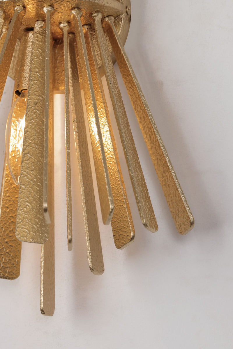 Metropolitan N1902-785 Two Light Wall Sconce, Piastra Gold