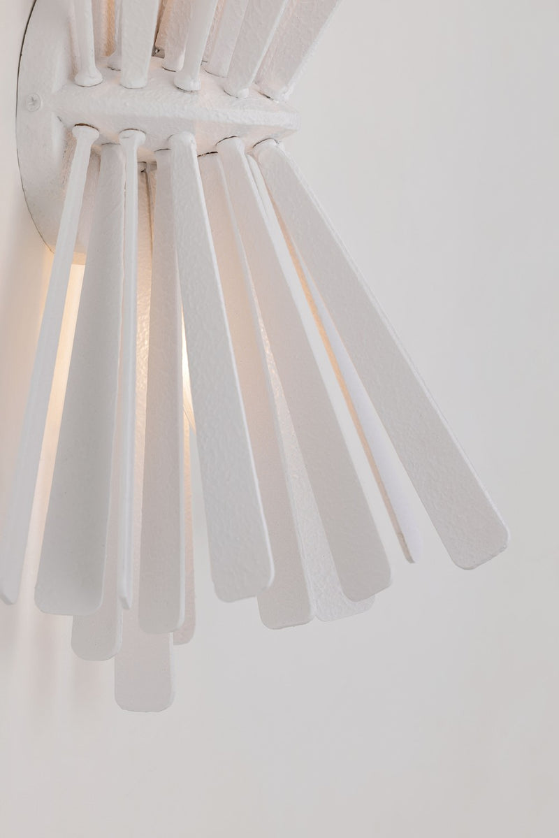 Metropolitan N1902-792 Two Light Wall Sconce, Piastra White